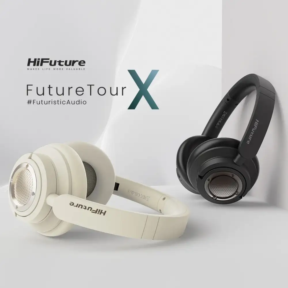Hifuture Future Tour X Hybrid Anc Overhead Headphones A