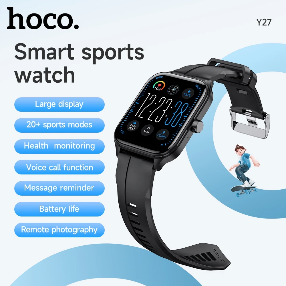 Hoco Y27 Smart Sports Watch Call Version A