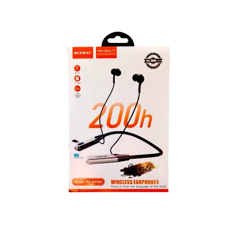 Recrsi Re Ny060 Wireless Neckband Bluetooth Earphones B