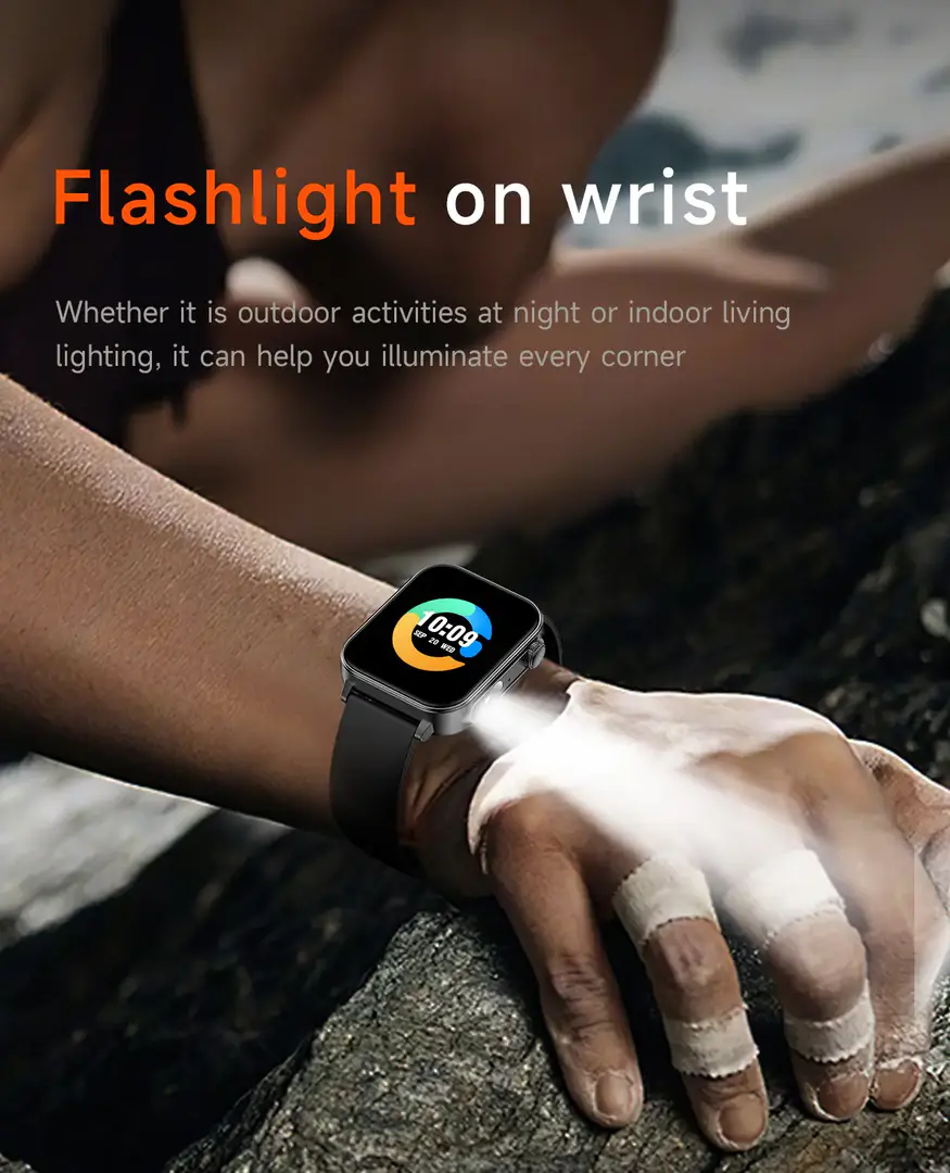 Colmi P80 Type C Charging Smartwatch With Flashlight C