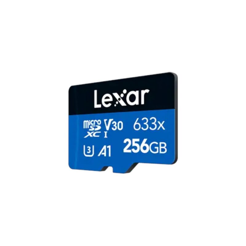 Lexar High Performance 633X Micro Sd Card – 256Gb B Lexar High Performance 633X Micro Sd Card – 256Gb B
