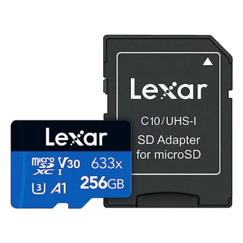 Lexar High Performance 633X Micro Sd Card – 256Gb C Lexar High Performance 633X Micro Sd Card – 256Gb C