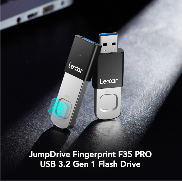 Lexar Jumpdrive F35 Pro Fingerprint Usb 3 2 Flash Drive – 256Gb A