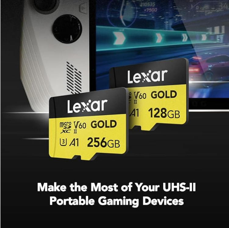 Lexar Professional Gold Microsdxc Uhs Ii Card – 128Gb C