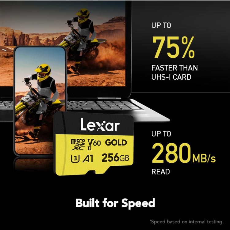 Lexar Professional Gold Microsdxc Uhs Ii Card – 256Gb Aa