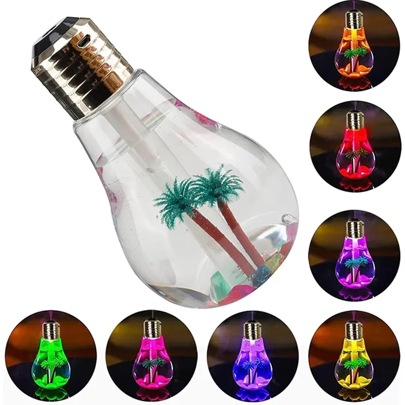 Creative Bulb Shaped Humidifier – 400Ml C