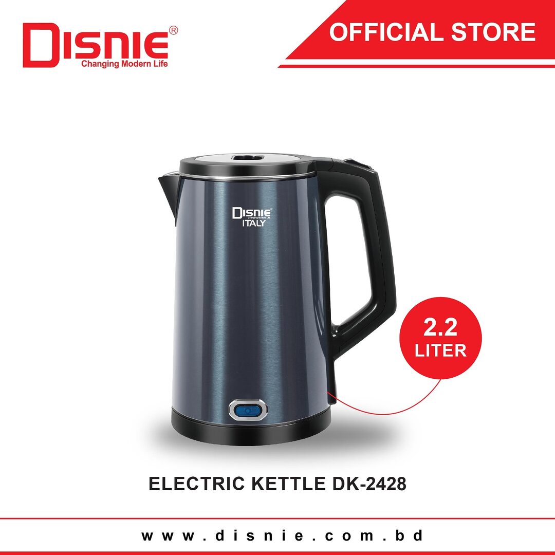 Disnie Dk‑2428 Electric Kettle – 2 2 Liter A Disnie Dk‑2428 Electric Kettle – 2 2 Liter A