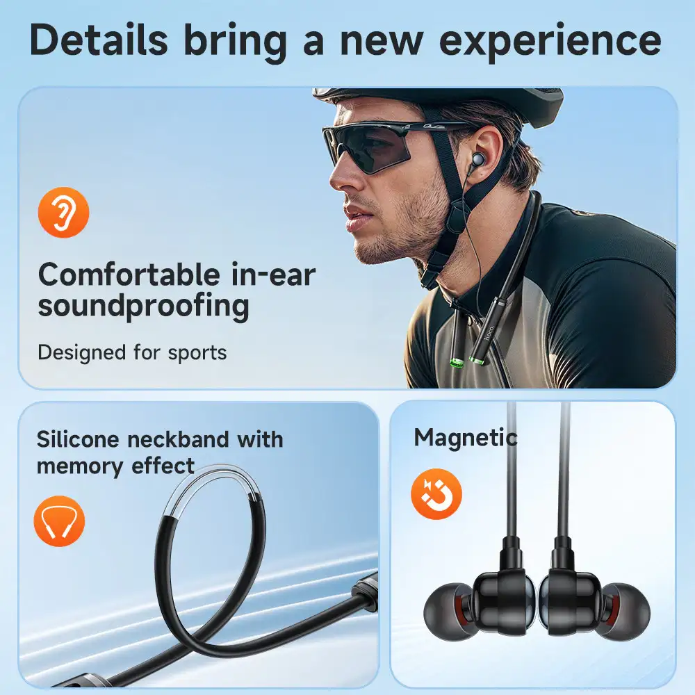 Hoco Es72 Sport Bluetooth Neckband E Hoco Es72 Sport Bluetooth Neckband E