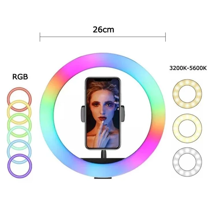 Mj26 Rgb Led Soft Ring Light 10Inch C Mj26 Rgb Led Soft Ring Light 10Inch C