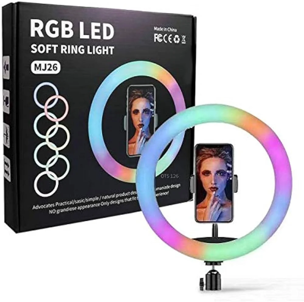 Mj26 Rgb Led Soft Ring Light 10Inch D Mj26 Rgb Led Soft Ring Light 10Inch D