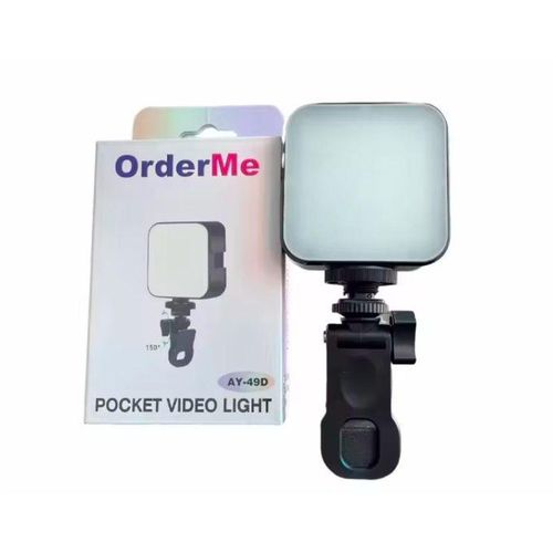 Orderme Ay 49D Pocket Video Light For Laptop &Amp;Amp; Mobile Orderme Ay 49D Pocket Video Light For Laptop &Amp;Amp; Mobile