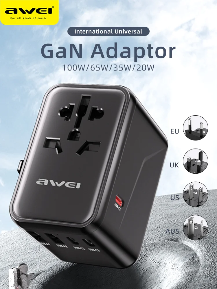 Awei C 39 35W Multi Function Fast Charger B
