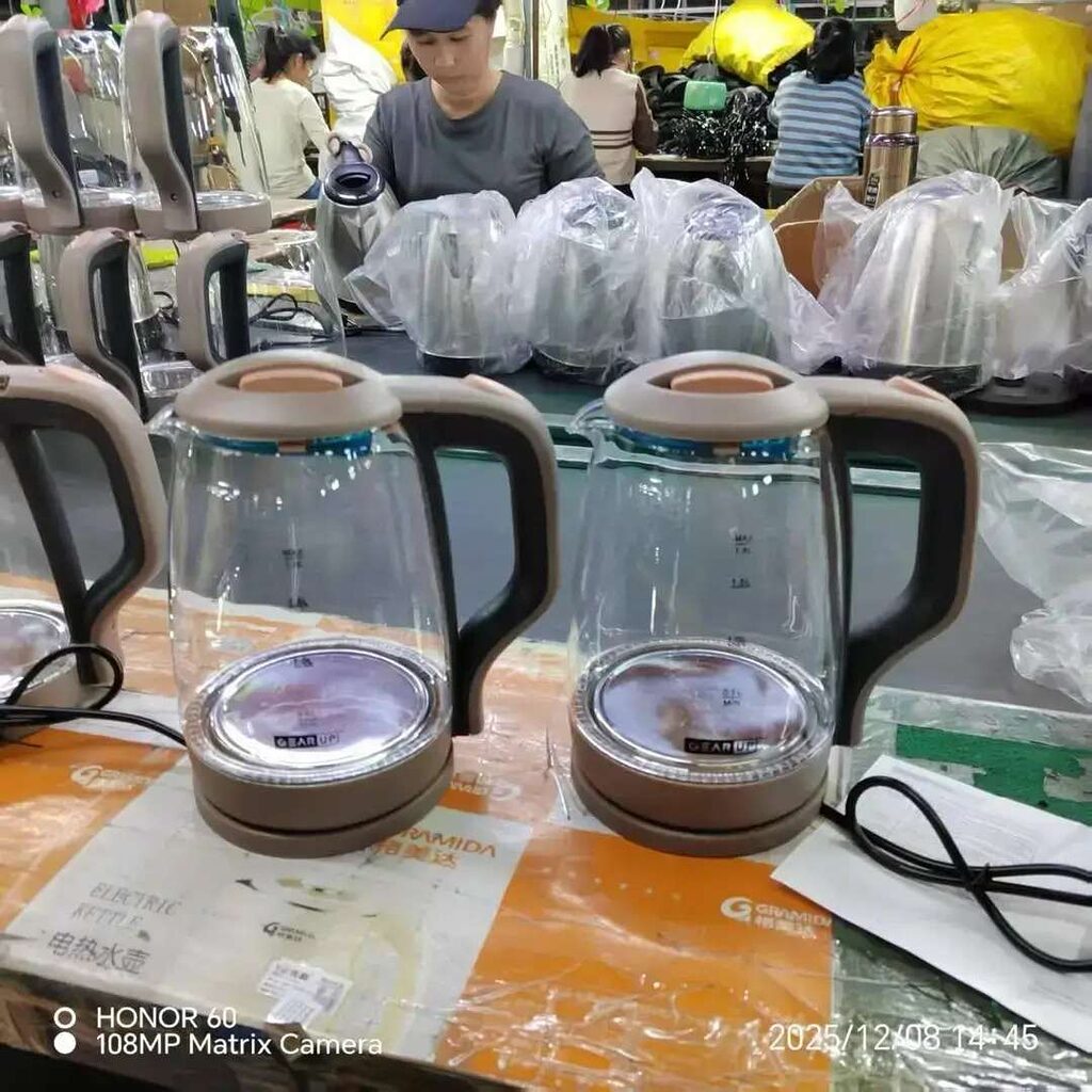 Gearup Electric Glass Kettle 1 8L (1500W) B