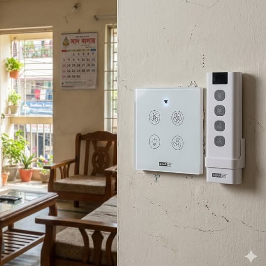 Gearup Wi Fi Ceiling Fan Speed Controller &Amp; Light Switch Smart Tuya Smart Life App Control With Remote B Gearup Wi Fi Ceiling Fan Speed Controller &Amp; Light Switch Smart Tuya Smart Life App Control With Remote B