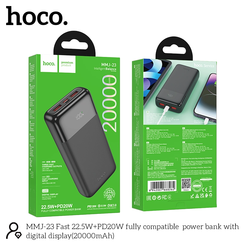 Hoco Mmj23 22 5W Fast Charging 20000Mah Power Bank C