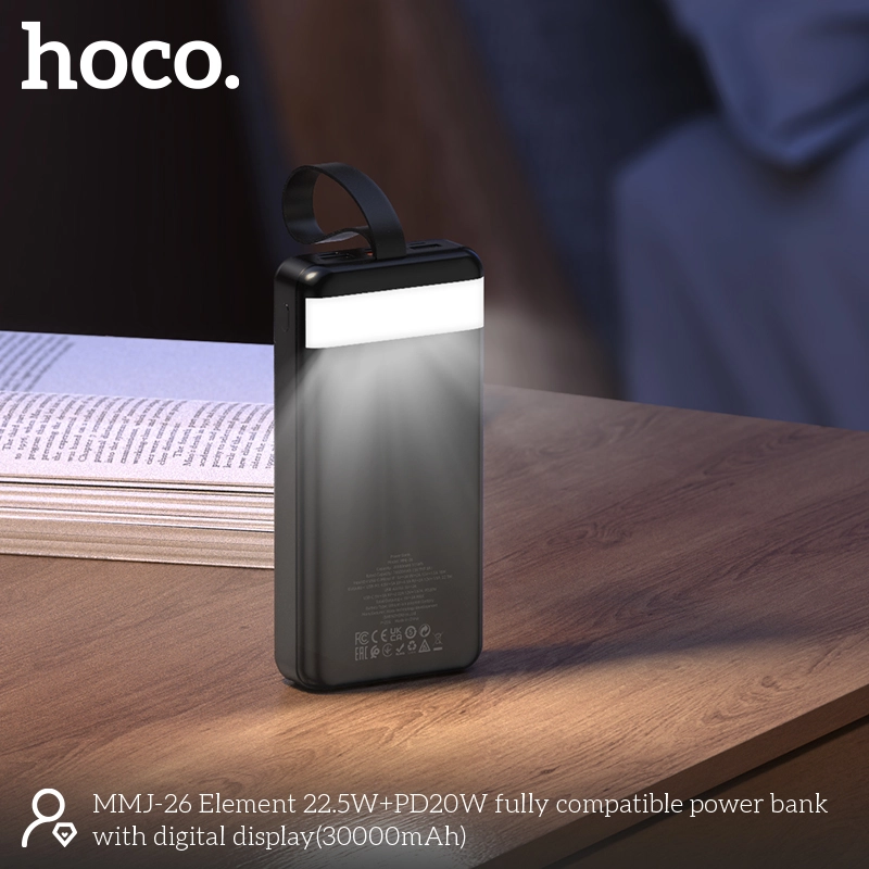 Hoco Mmj26 Element 22 5W+Pd20W 30000Mah Power Bank A Hoco Mmj26 Element 22 5W+Pd20W 30000Mah Power Bank A