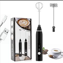 Rechargeable Handheld 3 Speed Adjustable Milk Frother