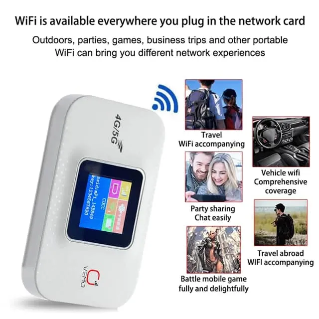 Vemo E5783 Plus 4G 5G Pocket Wifi Router 300Mbps A Vemo E5783 Plus 4G 5G Pocket Wifi Router 300Mbps A