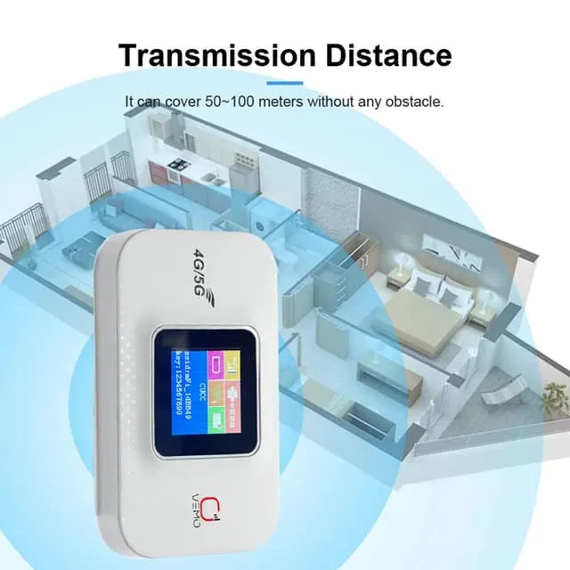 Vemo E5783 Plus 4G 5G Pocket Wifi Router 300Mbps C Vemo E5783 Plus 4G 5G Pocket Wifi Router 300Mbps C