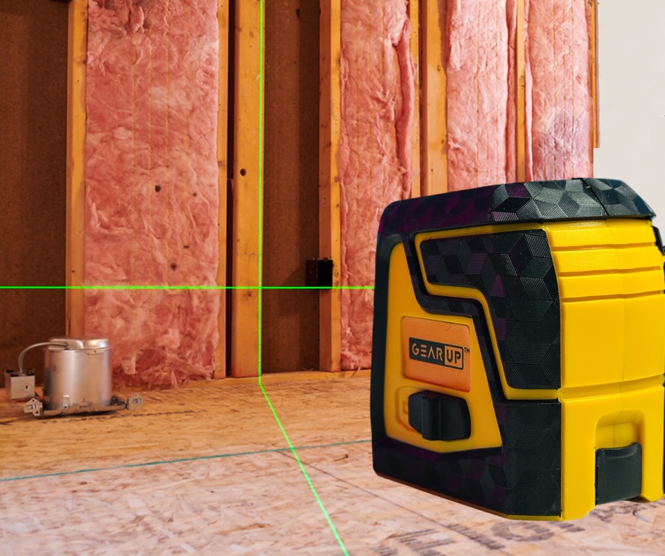 Gearup Self Leveling Cross Line Laser Green Beam B Gearup Self Leveling Cross Line Laser Green Beam B