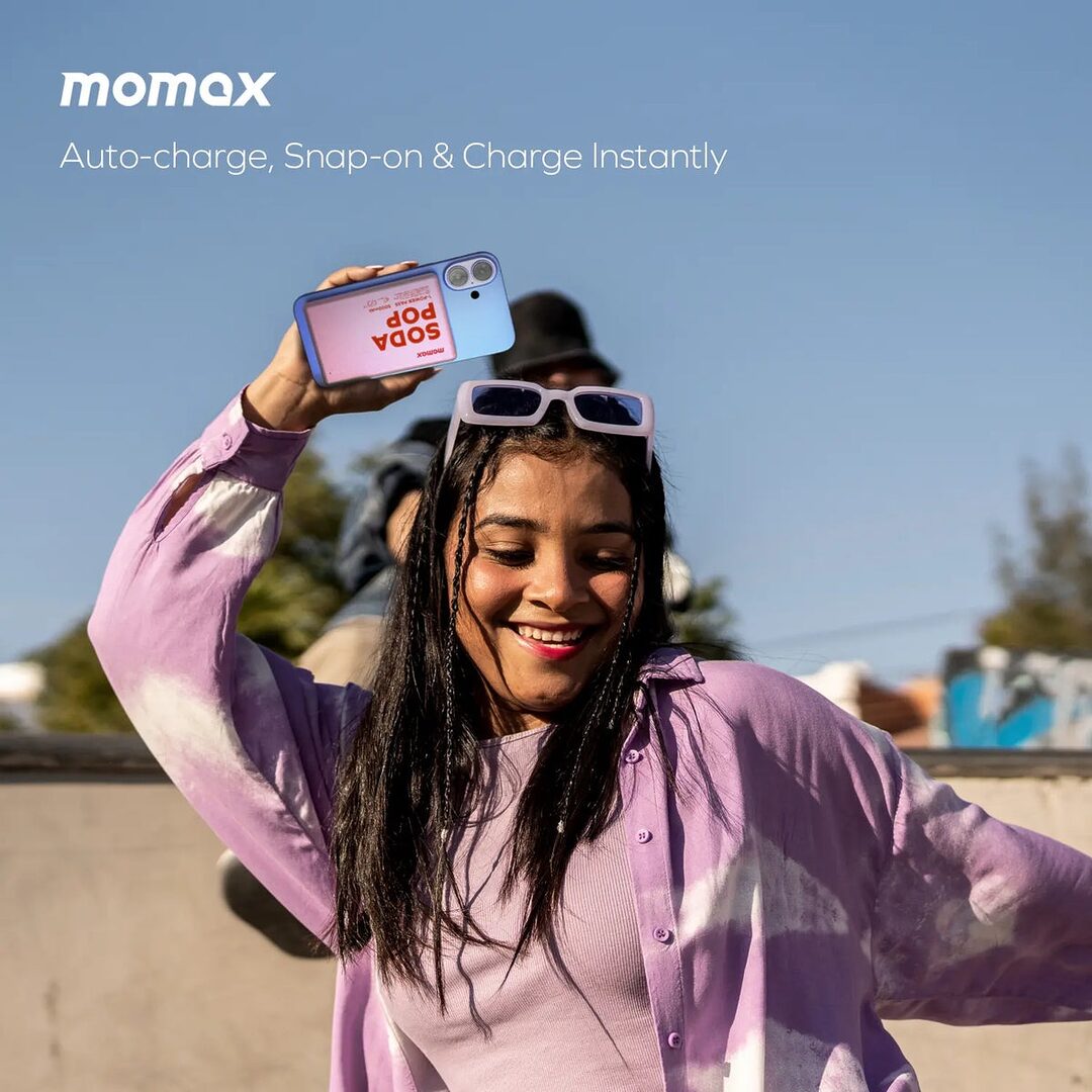 Momax 1 Power Pass Soda Pop Magnetic Wireless Power Bank 5000Mah B