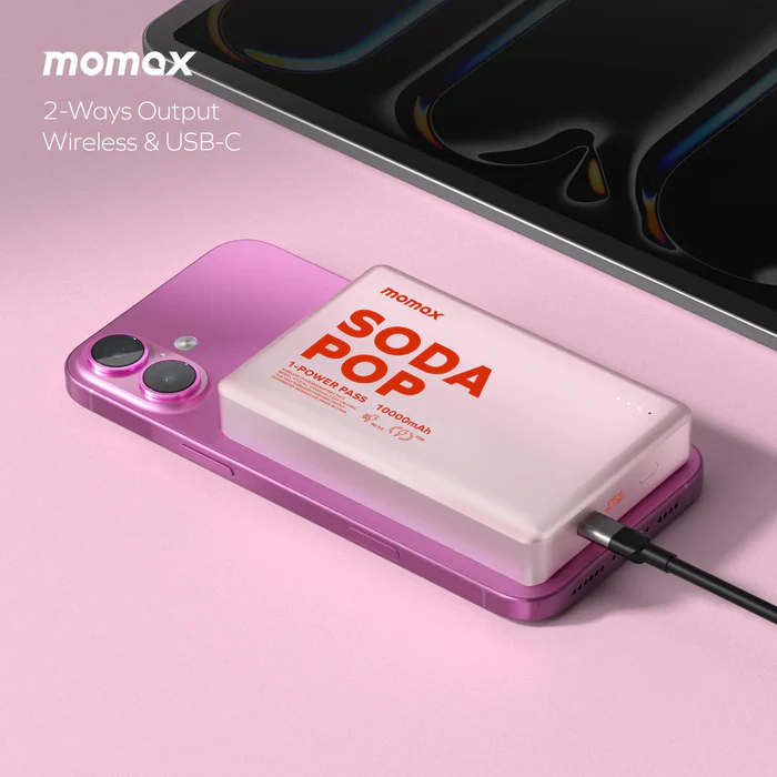 Momax 1 Power Pass Soda Pop Magnetic Wireless Power Bank A